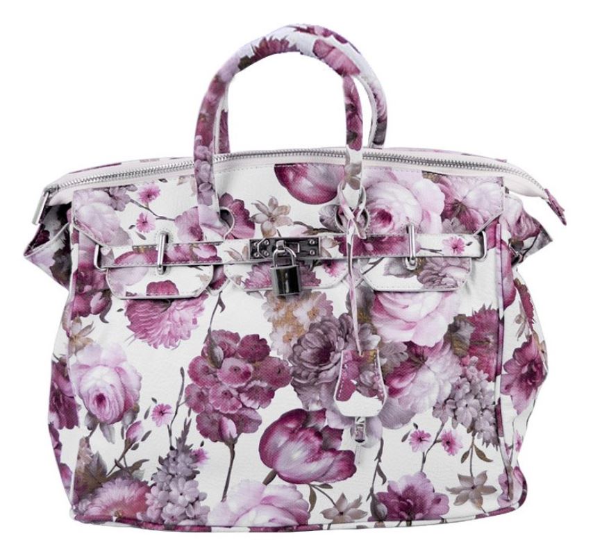 Free Shipping Purple Bag Floral Purse For WomenPurple Handbag on Luulla